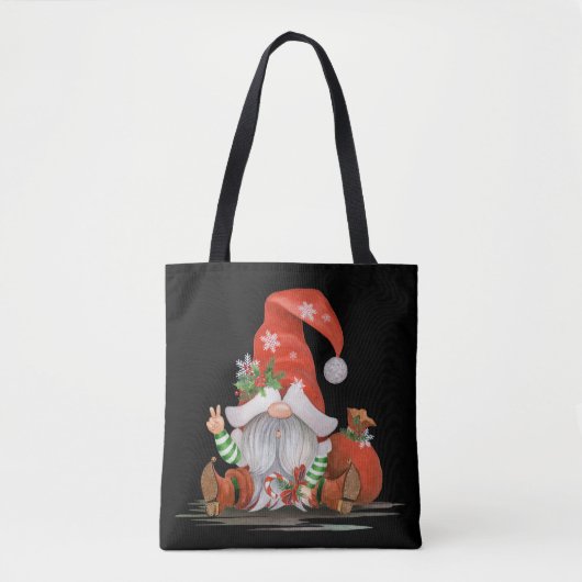 Weihnachtsgnome Tasche (Vorderseite)
