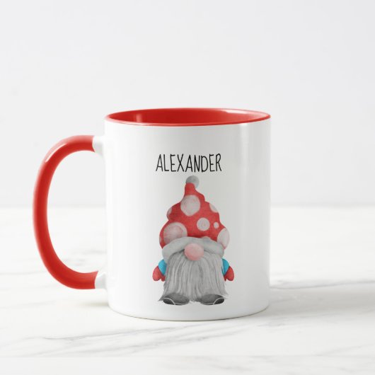 Weihnachtsgnome Tasse (Links)