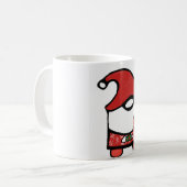 Weihnachtsgnome-Tasse Kaffeetasse (Vorderseite Links)