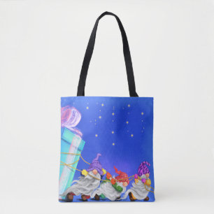 Weihnachtsgnome-Tote-Tasche Tasche
