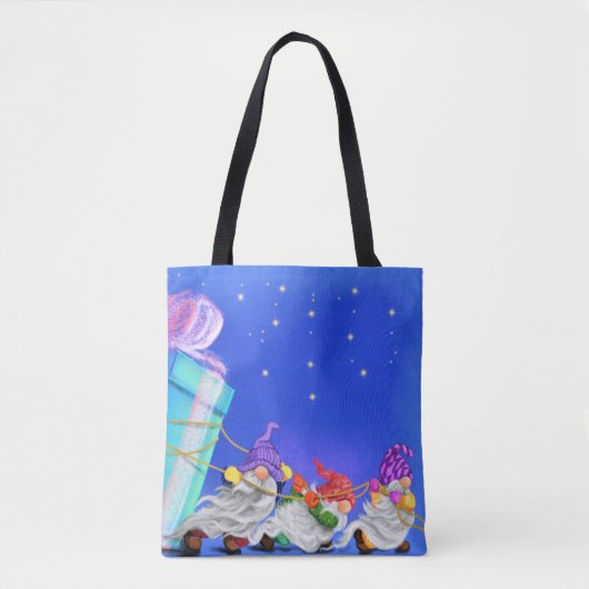 Weihnachtsgnome-Tote-Tasche Tasche (Vorderseite)