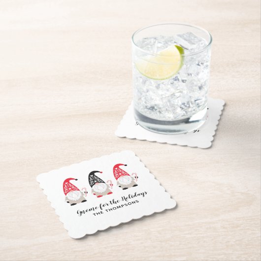 Weihnachtsgnome Untersetzer (Vor Ort)