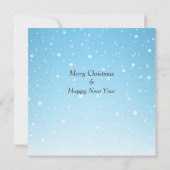 Weihnachtsgnomen auf Light Blue (Rückseite)