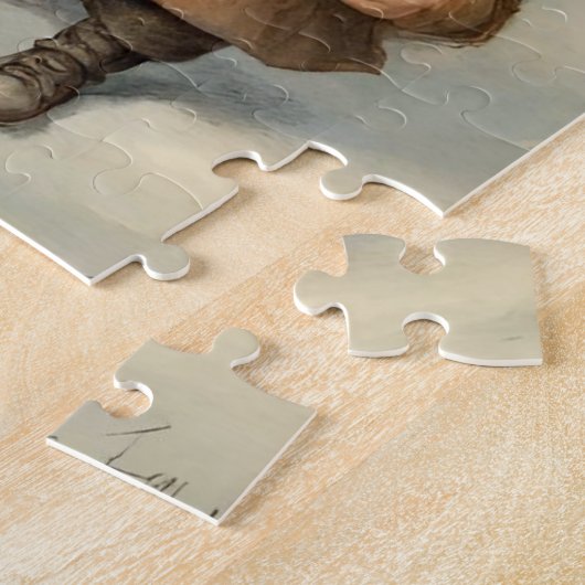 Weihnachtsgnomen der Märchen im Wald Puzzle (Seite)