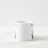 Weihnachtsgnomen mit Espressocup Espressotasse (Vorderseite)