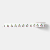 Weihnachtsgnomen mit Geschenk Ribbon Satinband (Vorderseite)