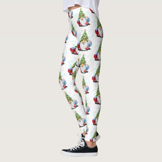 Weihnachtsgnomen mit Leggings (Links)