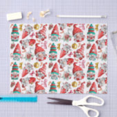 Weihnachtsgnomen, Ornamente Seidenpapier (Handwerk)