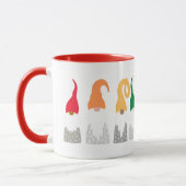 Weihnachtsgnomen (Regenbogen) Tasse (Links)