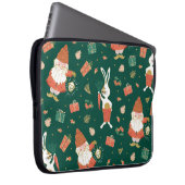 Weihnachtsgnomen, Sonntagsmuster. Laptopschutzhülle (Vorne Rechts)
