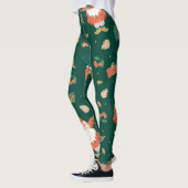 Weihnachtsgnomen, Sonntagsmuster. Leggings (Links)