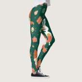Weihnachtsgnomen, Sonntagsmuster. Leggings (Rechts)