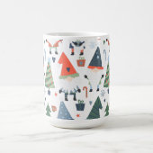 Weihnachtsgnomen Trees Candy Canes Kaffeetasse (Mittel)