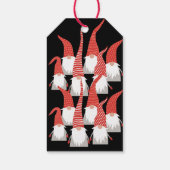 Weihnachtsgnomen Weihnachtselfen Niedlichen Saison Geschenkanhänger (Rückseite)