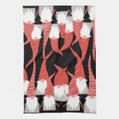 Weihnachtsgnomen Weihnachtselfen Niedlichen Saison Geschirrtuch (Vertikal)