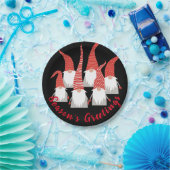 Weihnachtsgnomen Weihnachtselfen Niedlichen Saison Pappteller (Party)