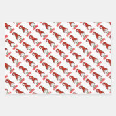 Weihnachtsgnomen Wrapping Paper Sheets Geschenkpapier Set (Vorderseite 3)