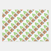 Weihnachtsgnomen Wrapping Paper Sheets Geschenkpapier Set (Vorderseite 2)
