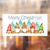 Weihnachtsgnomes Fensterklammer Fensteraufkleber (Blatt 2)