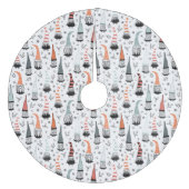 Weihnachtsgnomes Fleece Weihnachtsbaumdecke (Vorderseite)