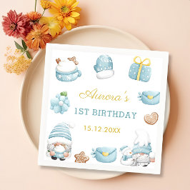 Weihnachtsgnomes Geburtstagsparty Napkins Serviette