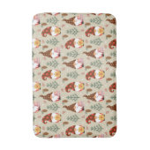 Weihnachtsgnomes Geschenkmuster Badematte (Vorderseite Vertikal)