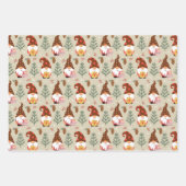 Weihnachtsgnomes Geschenkmuster Geschenkpapier Set (Vorderseite 2)