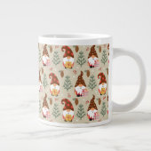 Weihnachtsgnomes Geschenkmuster Jumbo-Tasse (Rechts)