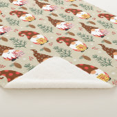 Weihnachtsgnomes Geschenkmuster Sherpadecke (3/4)