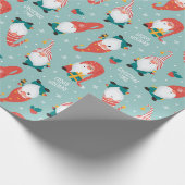 Weihnachtsgnomes Geschenkpapier (Ecke)