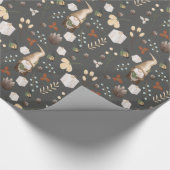 Weihnachtsgnomes Geschenkpapier (Ecke)