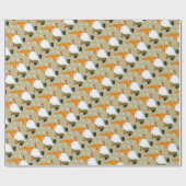 Weihnachtsgnomes Geschenkpapier (Flach)