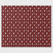 Weihnachtsgnomes Geschenkpapier (Flach)