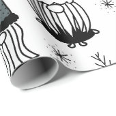 Weihnachtsgnomes Geschenkpapier (Rolleneckpunkt)