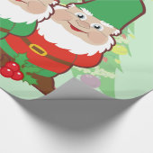 WeihnachtsGnomes Geschenkpapier (Ecke)
