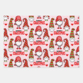 Weihnachtsgnomes Geschenkpapier Set (Vorderseite 2)