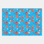 Weihnachtsgnomes Geschenkpapier Set (Vorderseite 2)