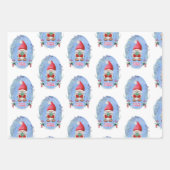 Weihnachtsgnomes Geschenkpapier Set (Vorderseite 3)