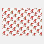Weihnachtsgnomes Geschenkpapier Set (Vorderseite)