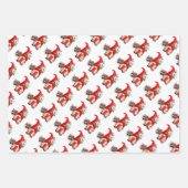 Weihnachtsgnomes Geschenkpapier Set (Vorderseite 3)