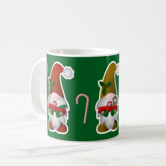 Weihnachtsgnomes Kaffeetasse (Vorderseite Links)
