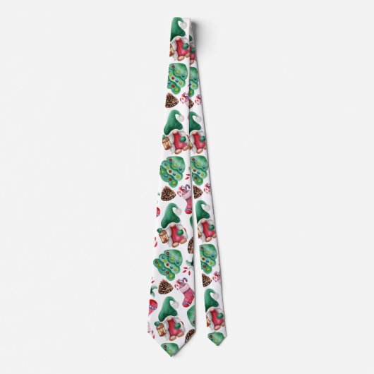 Weihnachtsgnomes Krawatte (Vorderseite)