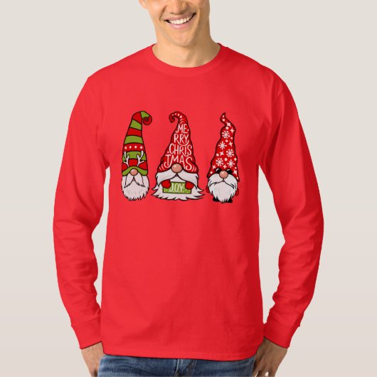 Weihnachtsgnomes Long Sleeve T-Shirt (Vorderseite)