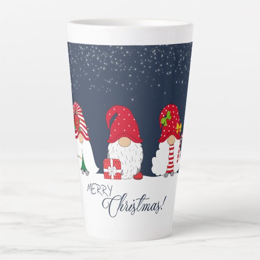 Weihnachtsgnomes Milchtasse (Vorderseite)