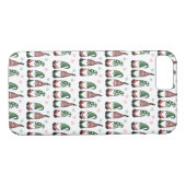 Weihnachtsgnomes Muster Case-Mate iPhone Hülle (Rückseite (Horizontal))