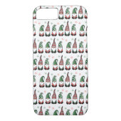 Weihnachtsgnomes Muster Case-Mate iPhone Hülle (Rückseite)