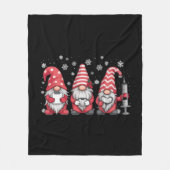 Weihnachtsgnomes Niedlich Xmas Scrub Fleecedecke (Vorderseite)