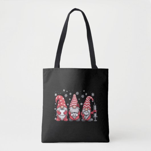 Weihnachtsgnomes Niedlich Xmas Scrub Tasche (Vorderseite)