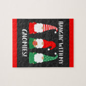 Weihnachtsgnomes Niedlicher Urlaub Puzzle (Horizontal)