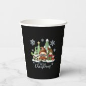 Weihnachtsgnomes Pappbecher (Rückseite)